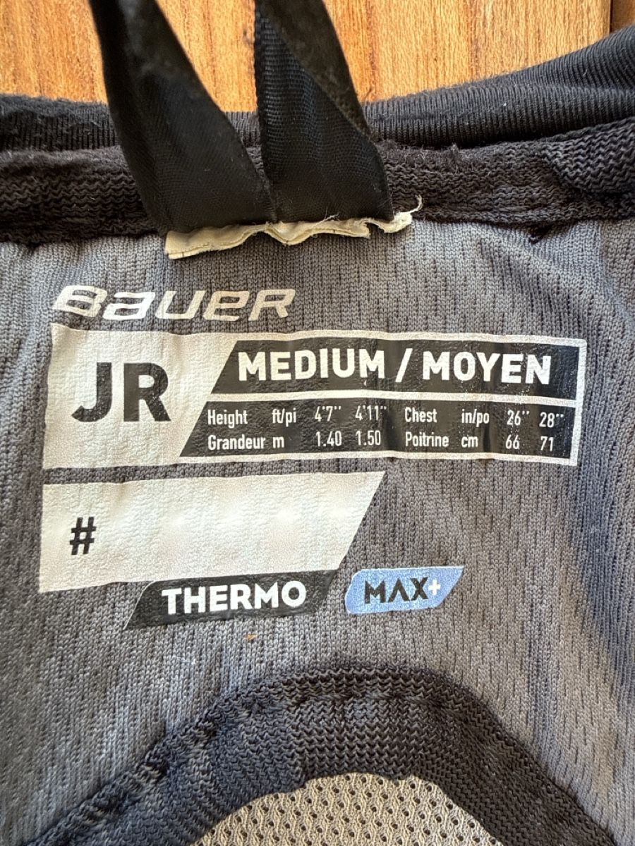 Bauer Schutz & Schoner: Bauer Brustpanzer VAPOR 3X PRO JR M/M – Gebraucht aus Gurmels von naschaf 2