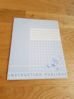 Cahier à feuilles quadrillées, 17x22 cm