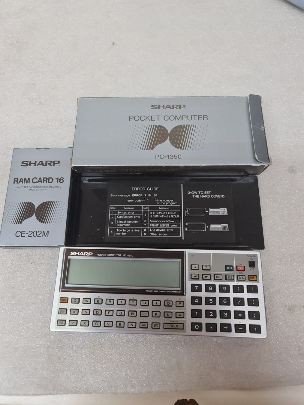 PCs: Sharp Pocket computer PC-1350 – Gebraucht aus Fribourg von  1
