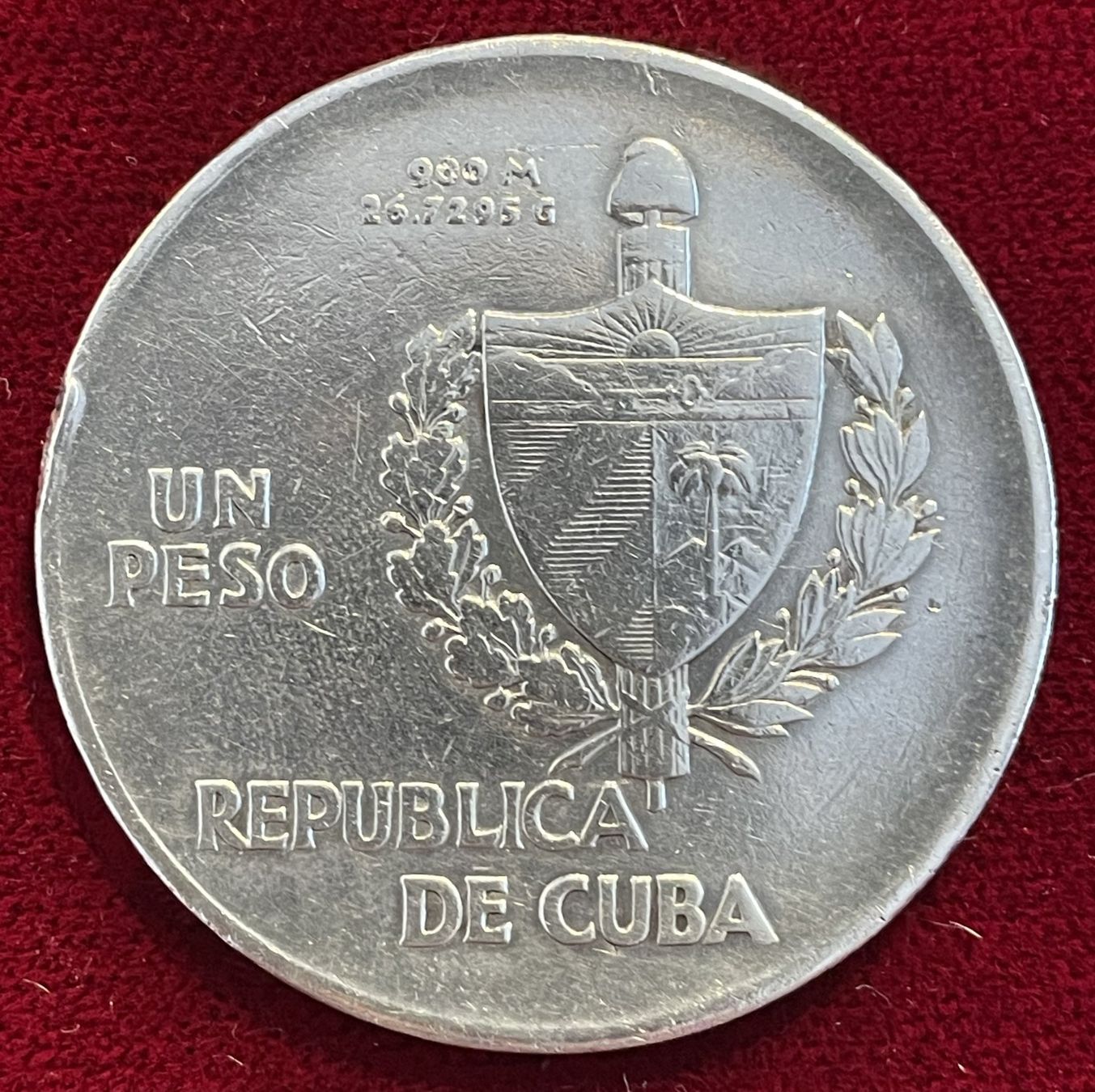 Tutti le monete: (44) Silber-Peso Kuba 1935 ABC – Usato da Aesch BL venduto da masmusgo 1