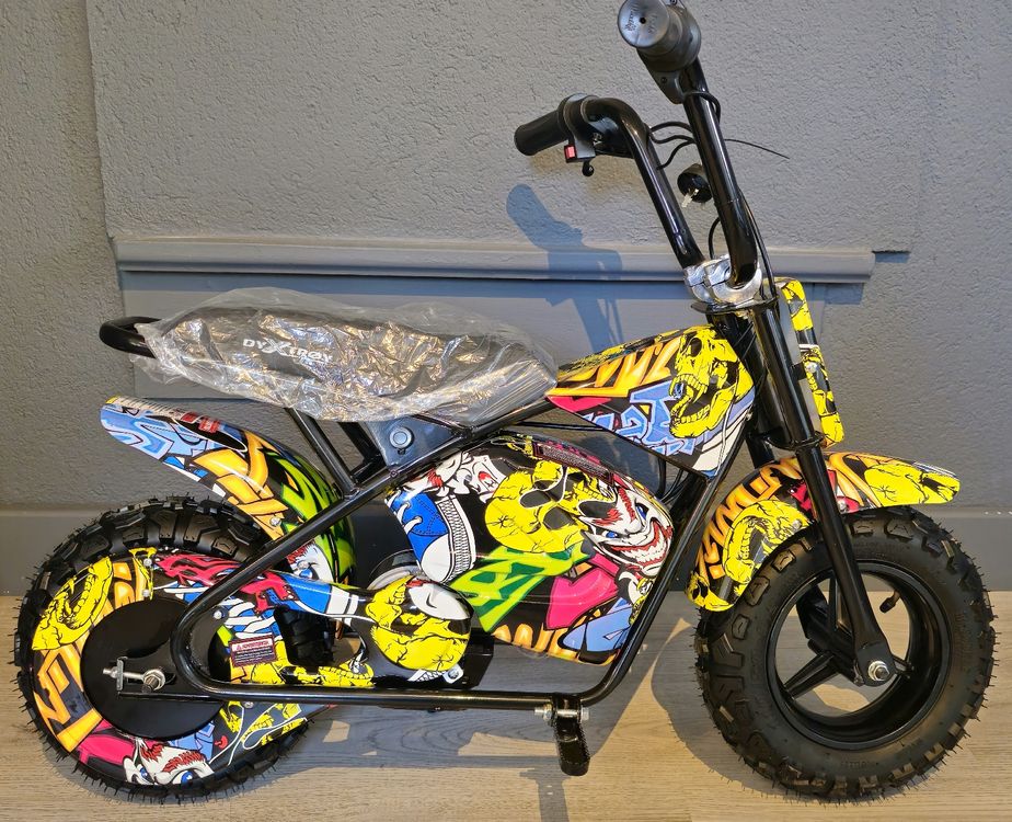 E Mini Bike Stickerbomb 250Watt (Neu und originalverpackt) in ...