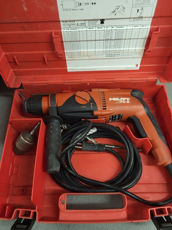 Hilti TE 2 Schlagbohrmaschine funktionsfähig in Koffer (Gebraucht) in ...