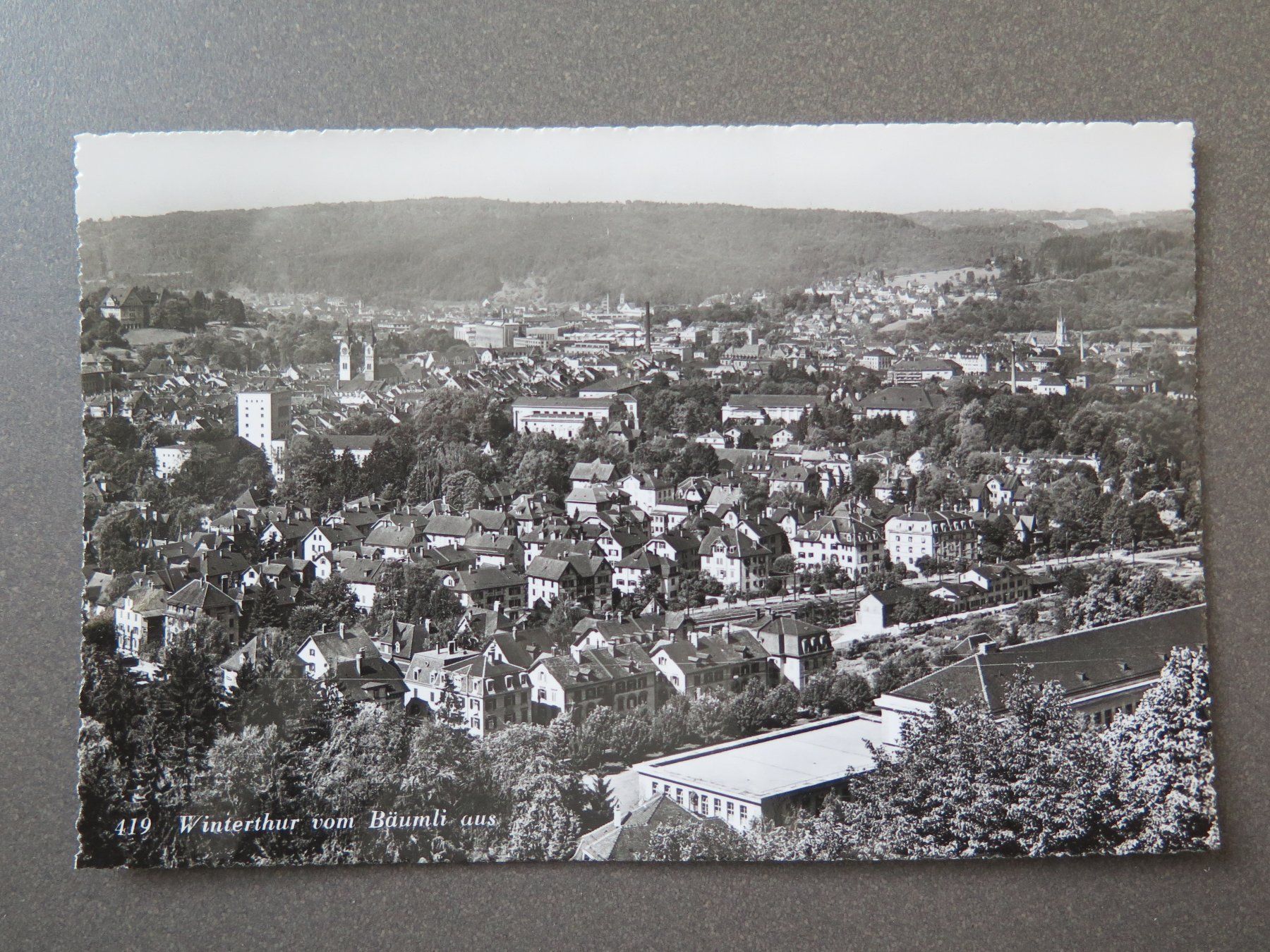 Cartoline postali: WINTERTHUR - VOM BÄUMLI AUS – Usato da Wittenbach venduto da lipasal