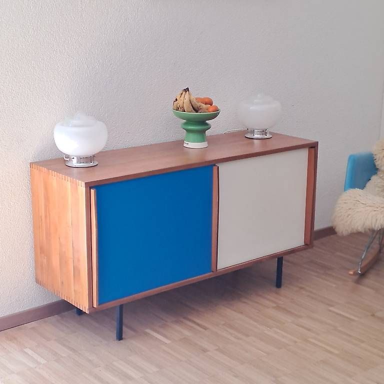 Credenze: Hans Eichenberger sideboard vintage design suisse 1950 – Usato da Le Grand-Saconnex venduto da danmarin