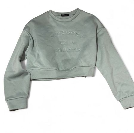 Mint green sweatshirt
