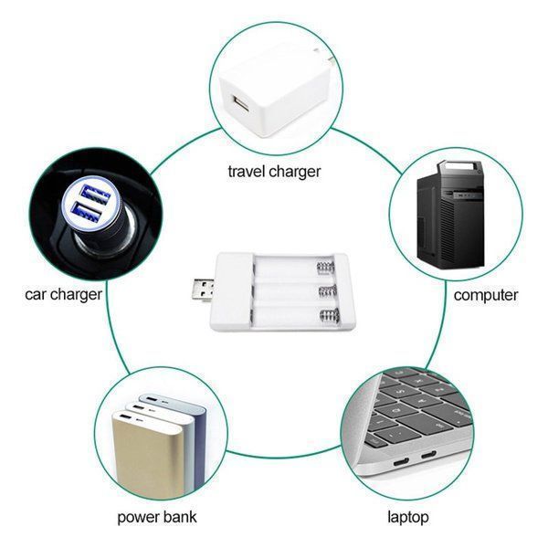 Caricabatterie: Batterieladegerät mit USB Stecker – Nuovo (secondo la descrizione) da Castiel venduto da mc_technik_brocki 2