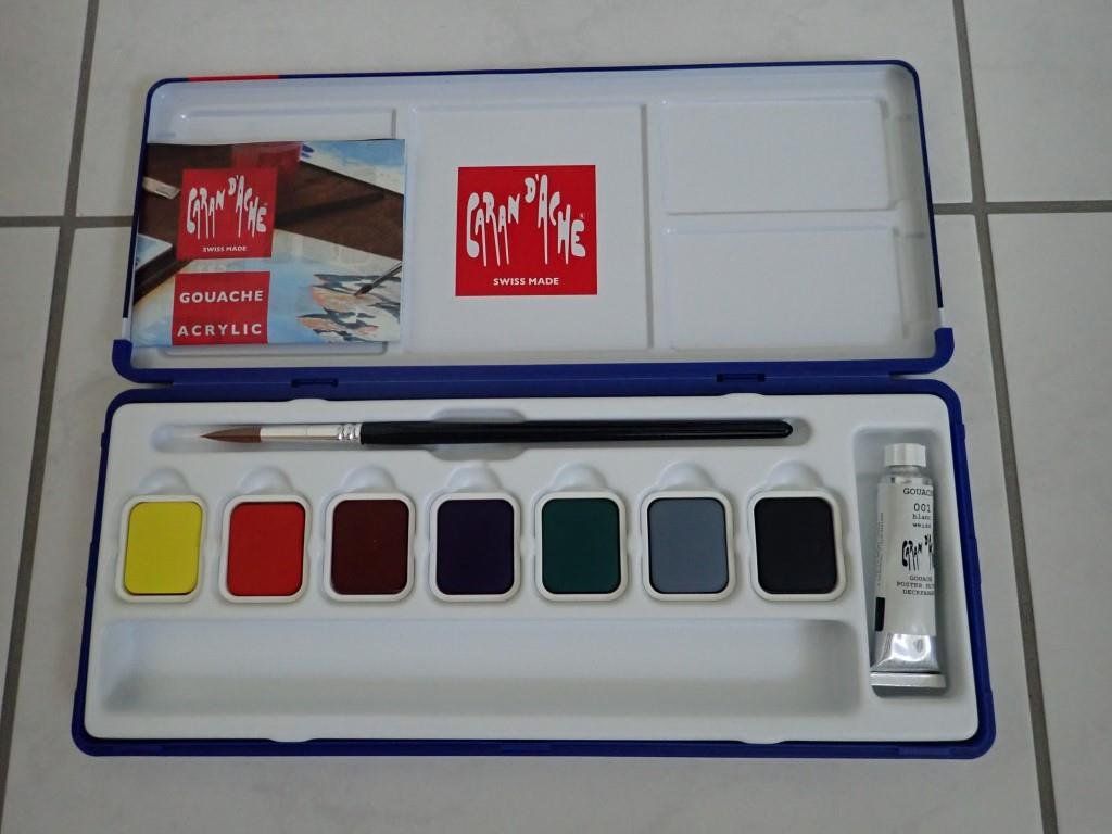 Farben: Caran d'Ache Malkasten mit 8 Farben – Neu (gemäss Beschreibung) aus Galgenen von Marc98 1