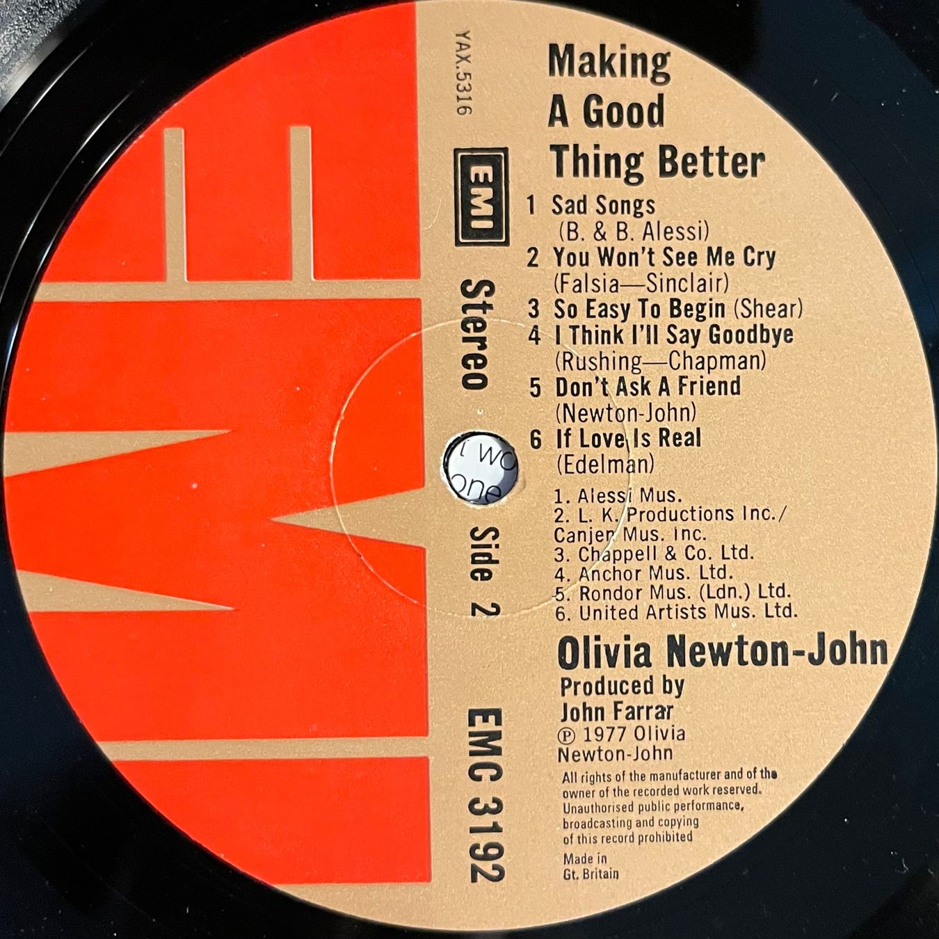 Schallplatten: OLIVIA NEWTON JOHN - MAKING A GOOD THING BETTER - 33 Tours – Gebraucht aus Bussigny von vinyl-pas-cher 3
