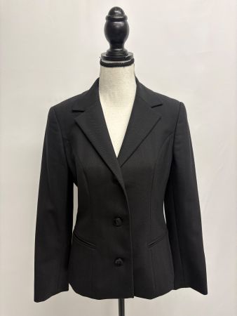 Klassischer schwarzer Blazer von Gloraine Gr. 34