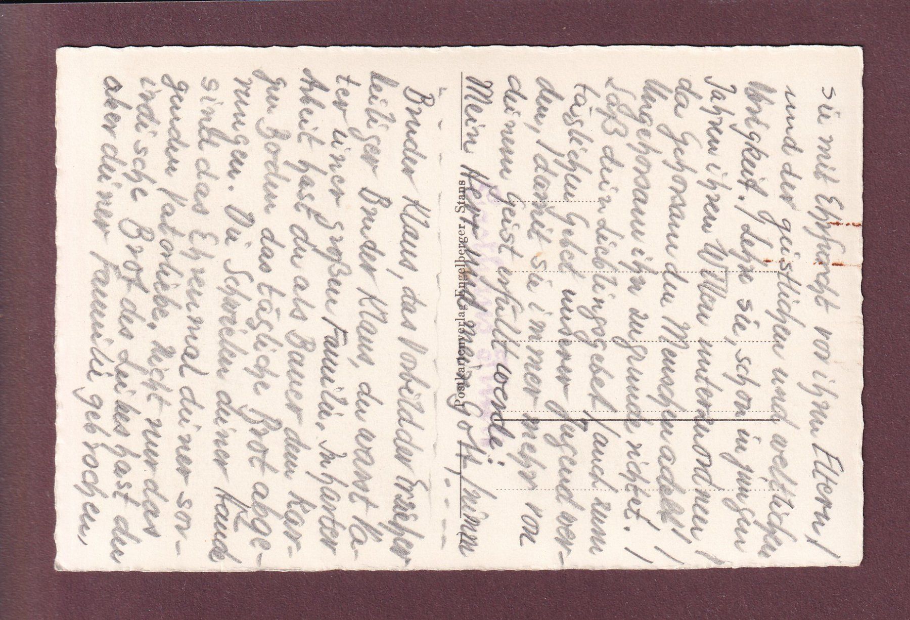 Cartoline postali: FLÜELI-RANFT - Blick gegen Melchtaler-Berge – Usato da Pully venduto da nicecards 1
