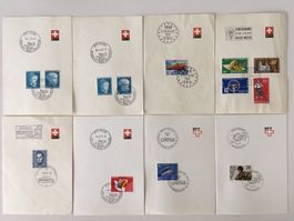 8 PTT Bögli mit Sonderstempel