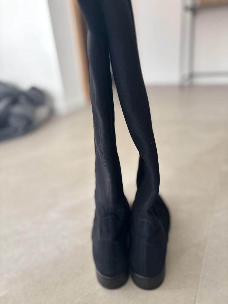 Dune London Scarpe da donna: Bottes noires en daim - excellente qualité – Usato da Gland venduto da isa__sml 1