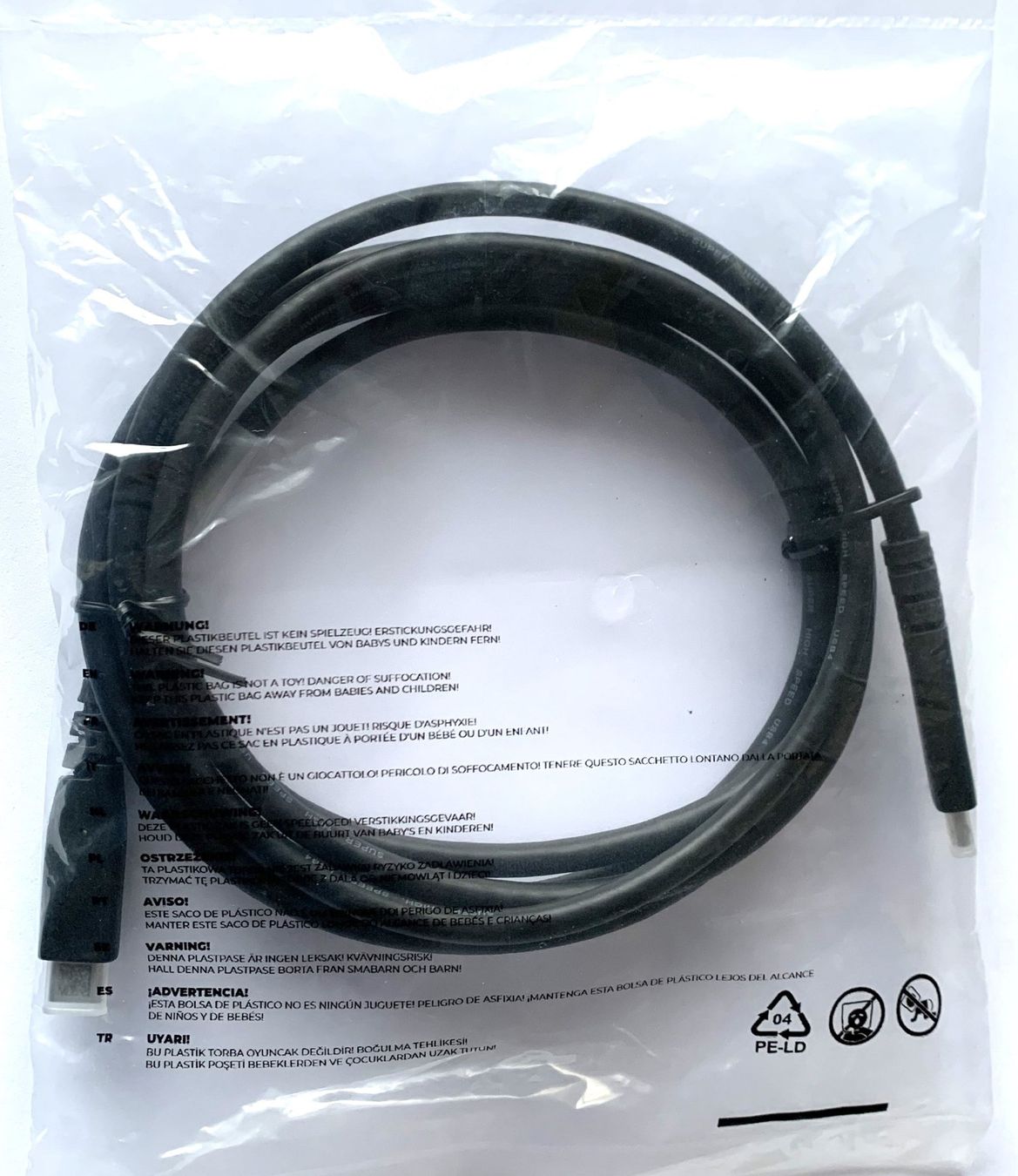 Kabel: USB-C zu USB-C  2m Datenkabel - Typ: Super High Speed USB4 – Gebraucht aus Stetten SH von Tardelli 2