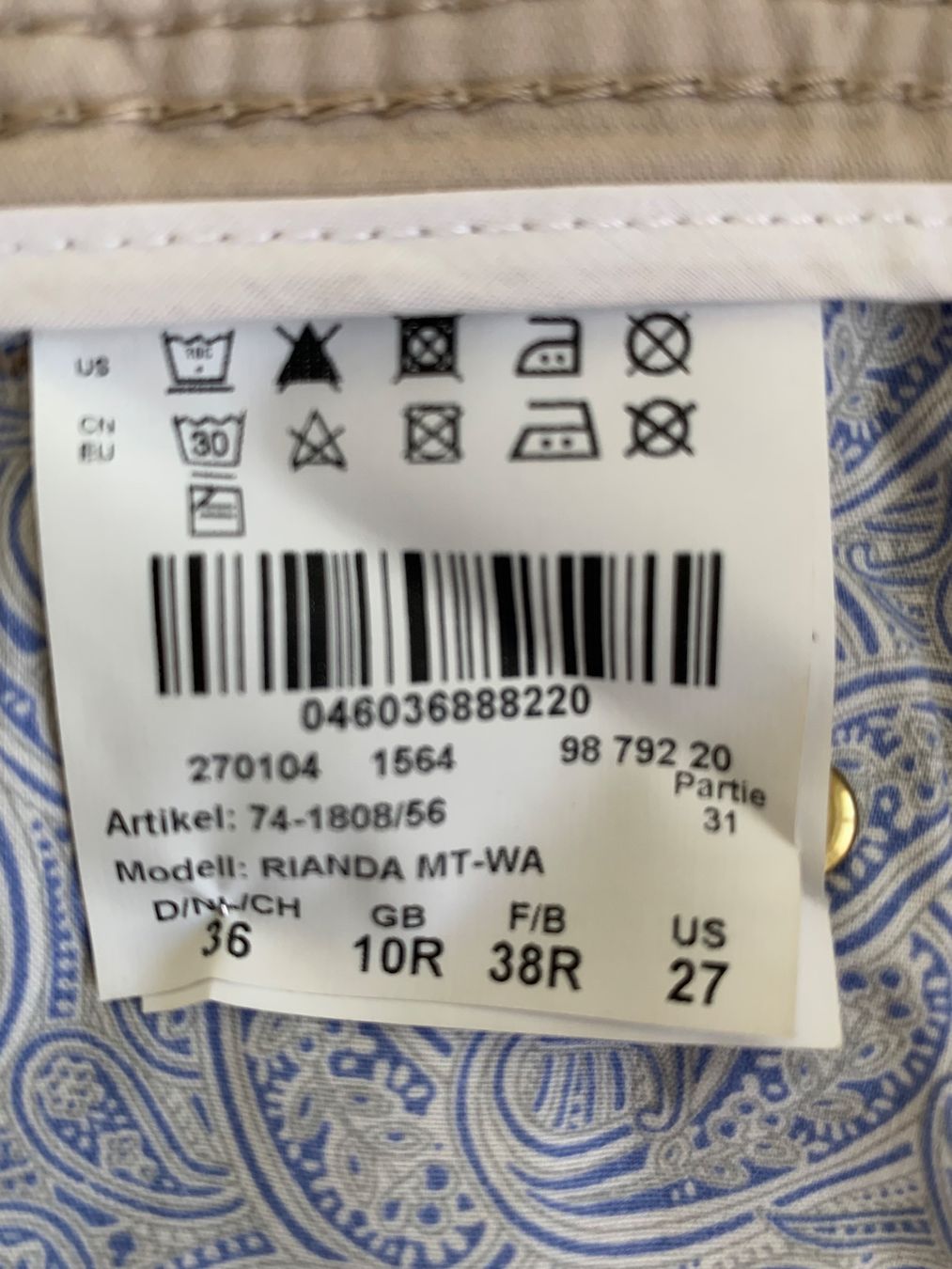 Brax Pantaloni: BRAX, FEEL GOOD. – Usato da Baar venduto da Daysi2 2