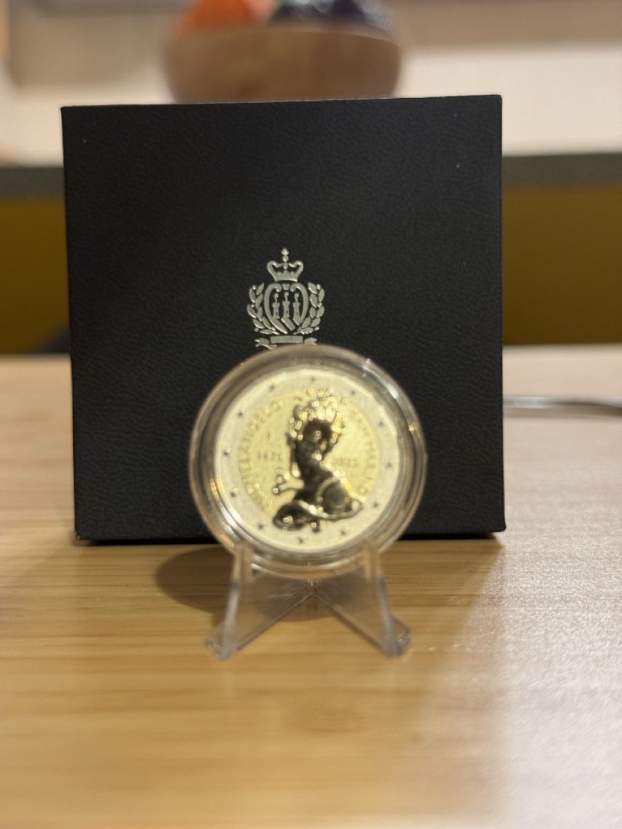 Tutti le monete: 2 euro saint marin Proof reverse – Nuovo e nell'imballaggio originale da Montreux venduto da Kokebullterrier1