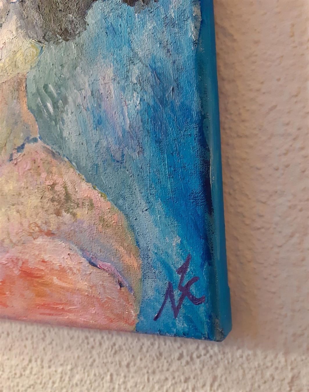 Dipinti: Das Profil, Öl auf Leinwand – Nuovo (secondo la descrizione) da Meggen venduto da Nica_Arts 1