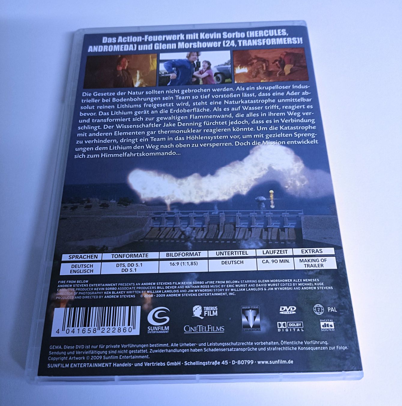 Tutti i DVDs: Fire From Below - Die Flammen werden dich finden – Usato da Köniz venduto da Movieportal007 1