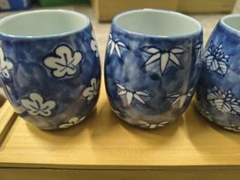 Set of 5 tea cups Arita-Yaki Gen-emon Japan