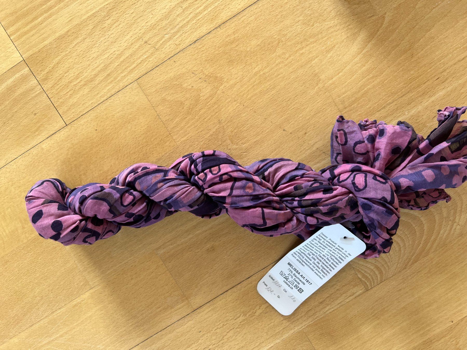 Colora Foulard & Sciarpe: Colora Schal, 27% Seide, Lila, NEU – Nuovo e nell'imballaggio originale da Worb venduto da farben20zauber 3