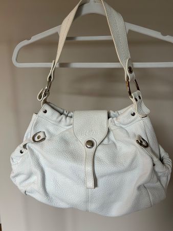 Hogan weisse Leder Handtasche