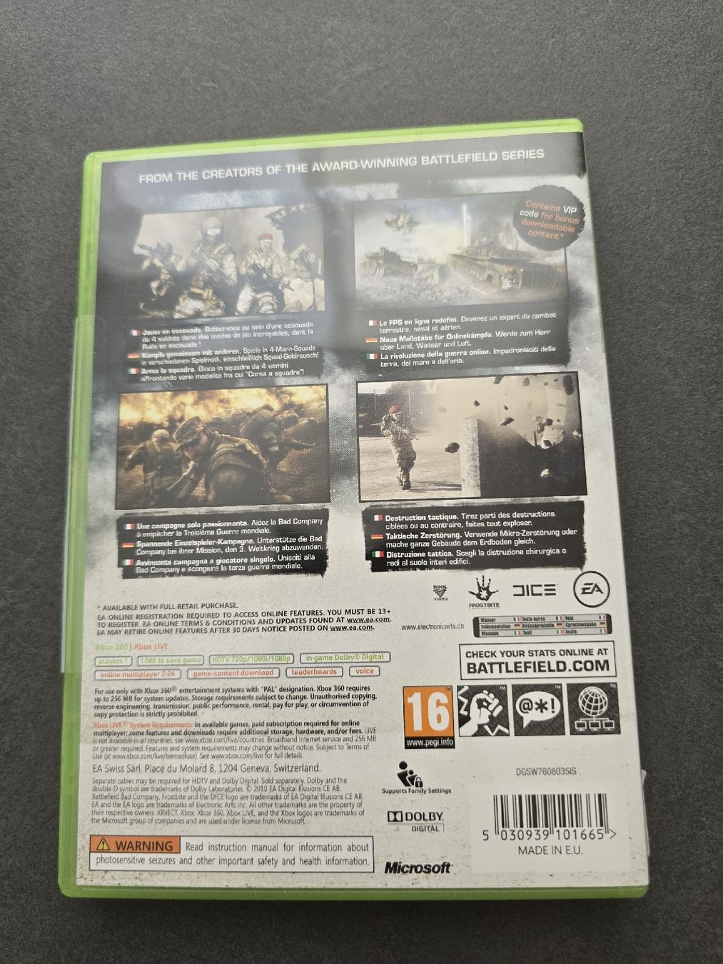Microsoft Giochi: Battlefield Bad Company 2 Xbox 360 – Usato da Füllinsdorf venduto da master_mind 1