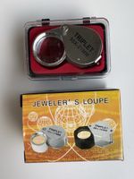 Hochwertige Juwelierlupe Triplet 30x-21mm - Neu