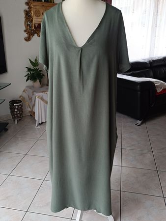 Sommerliches Broadway Kleid, Olivgrün, Grösse L, Top!