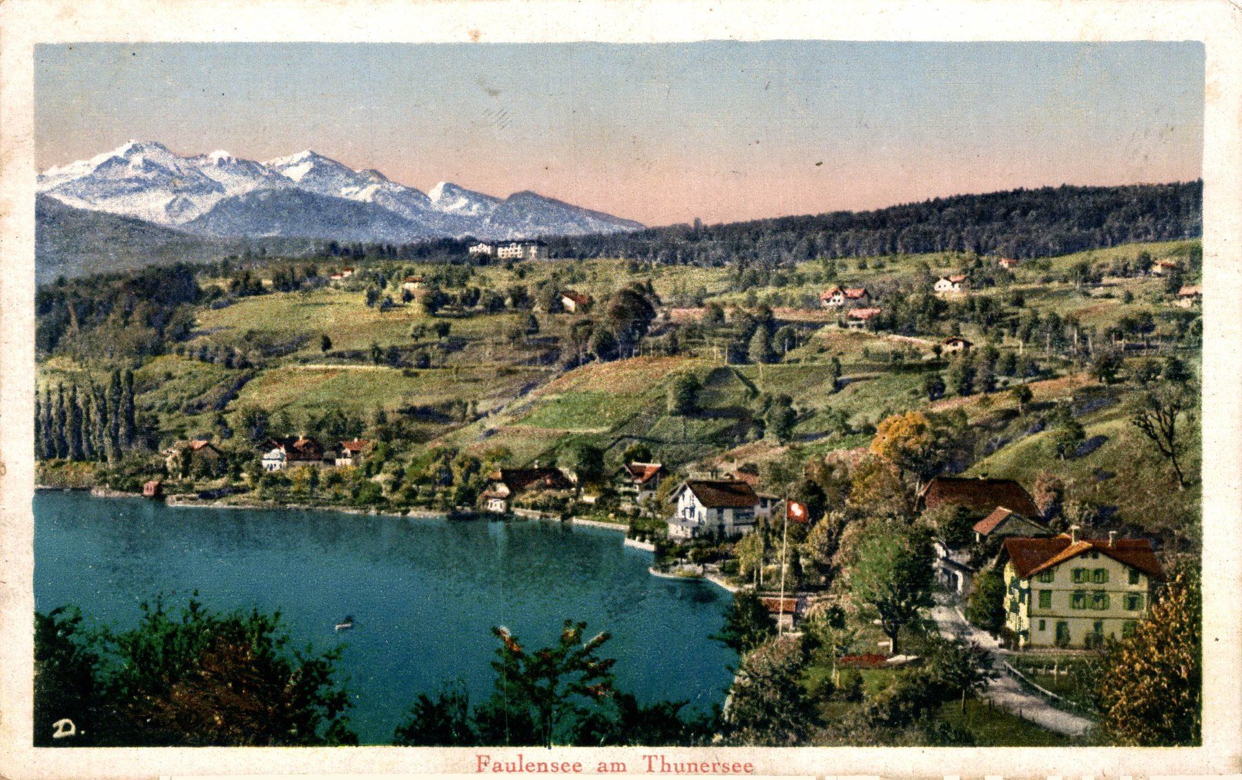 Ansichtskarten: Faulensee am Thunersee – Gebraucht aus Bronschhofen von Astore