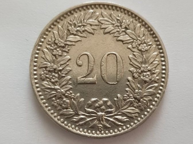 Alle Münzen: 20 Rappen 1920 Top Erhaltung!! – Gebraucht aus Biel/Bienne von underdogs 1
