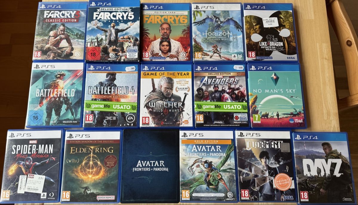 Sony Giochi: Lot de jeux ps4 ps5 – Usato da Laufenburg venduto da Zimzim67