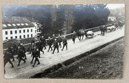 ANSICHTSKARTE SCHWEIZER VORBEIMARSCH 1919
