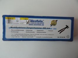 Westfalia 7-in-1-Multifunktions-Zangenhammer 26 cm - Neu