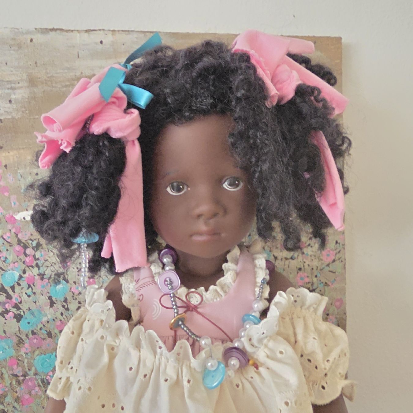 Poupées: Sylvia Natterer grosse 70 cm Sitzpuppe – D'occasion à Rheinfelden par Danielamazzi