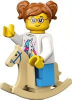 Lego Minifigures 71037 Serie 24 Nr. 11 Mädchen Schaukelpferd