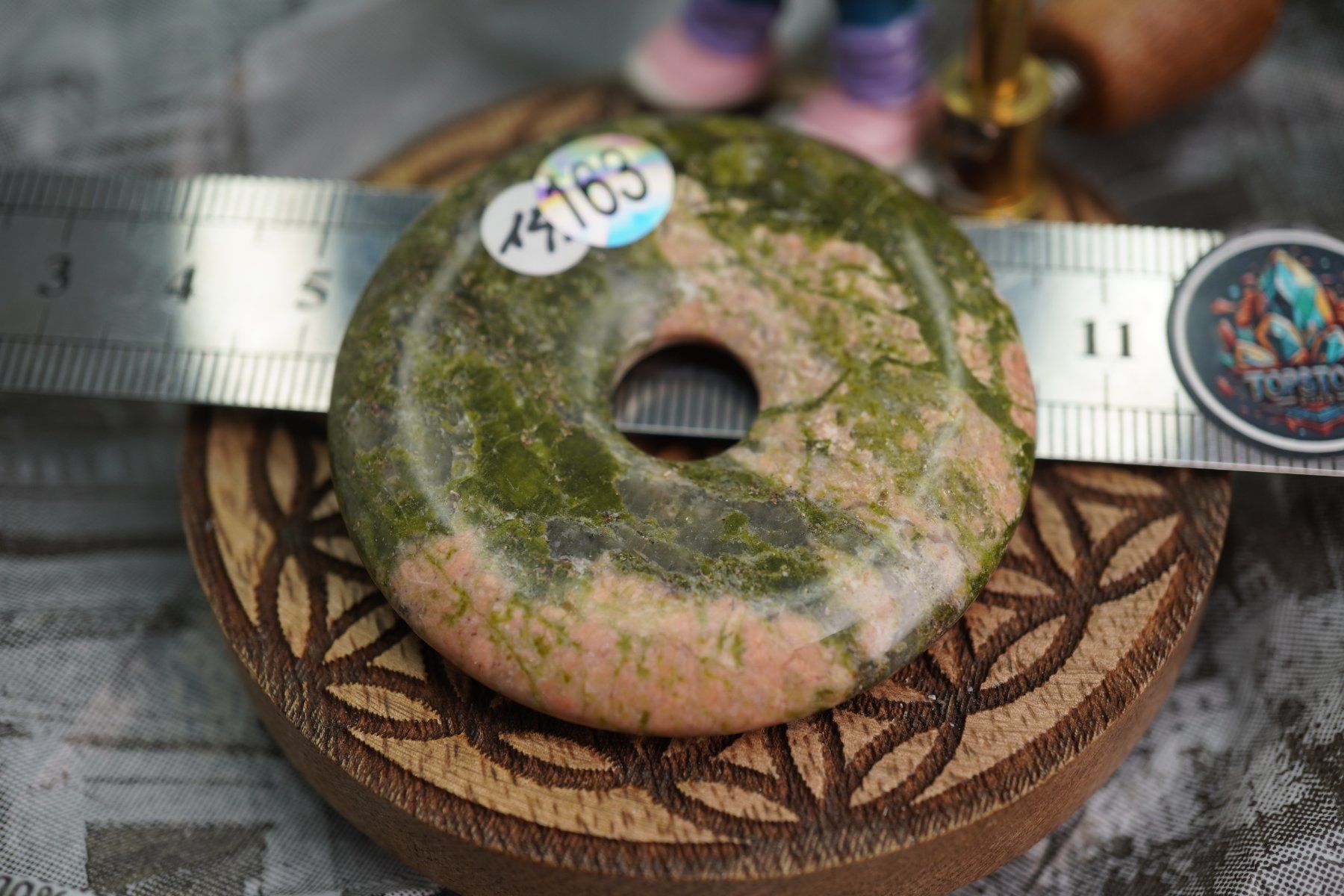 Mineralien & Heilsteine: Unakit    Pi  Scheibe  ca50mm    ab  1.-     Räumung – Neu und originalverpackt aus Eschenbach SG von topstone 2