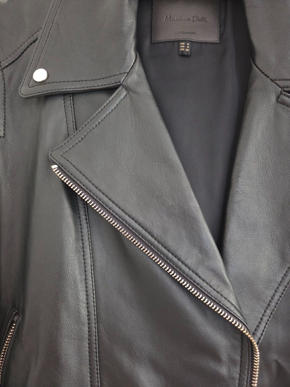 Massimo Dutti Vestes: Sehr schöne Massimo Dutti Lederjacke – D'occasion à Thun par angerber 3