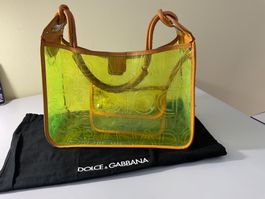 Sac Dolce & Gabbana Vintage Transparent d'été Rare!