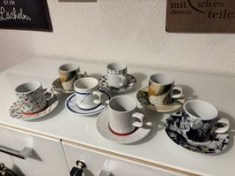 7 ESPRESSO Tassen&Unterteller