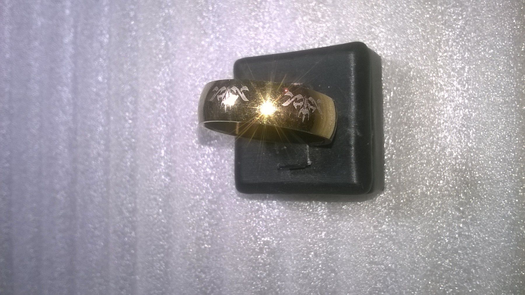 Bagues: RING EDELSTHAL,,VERGOLDET,,GLANZIG – Neuf (Voir description) à Basel par bijoutrie_4 1
