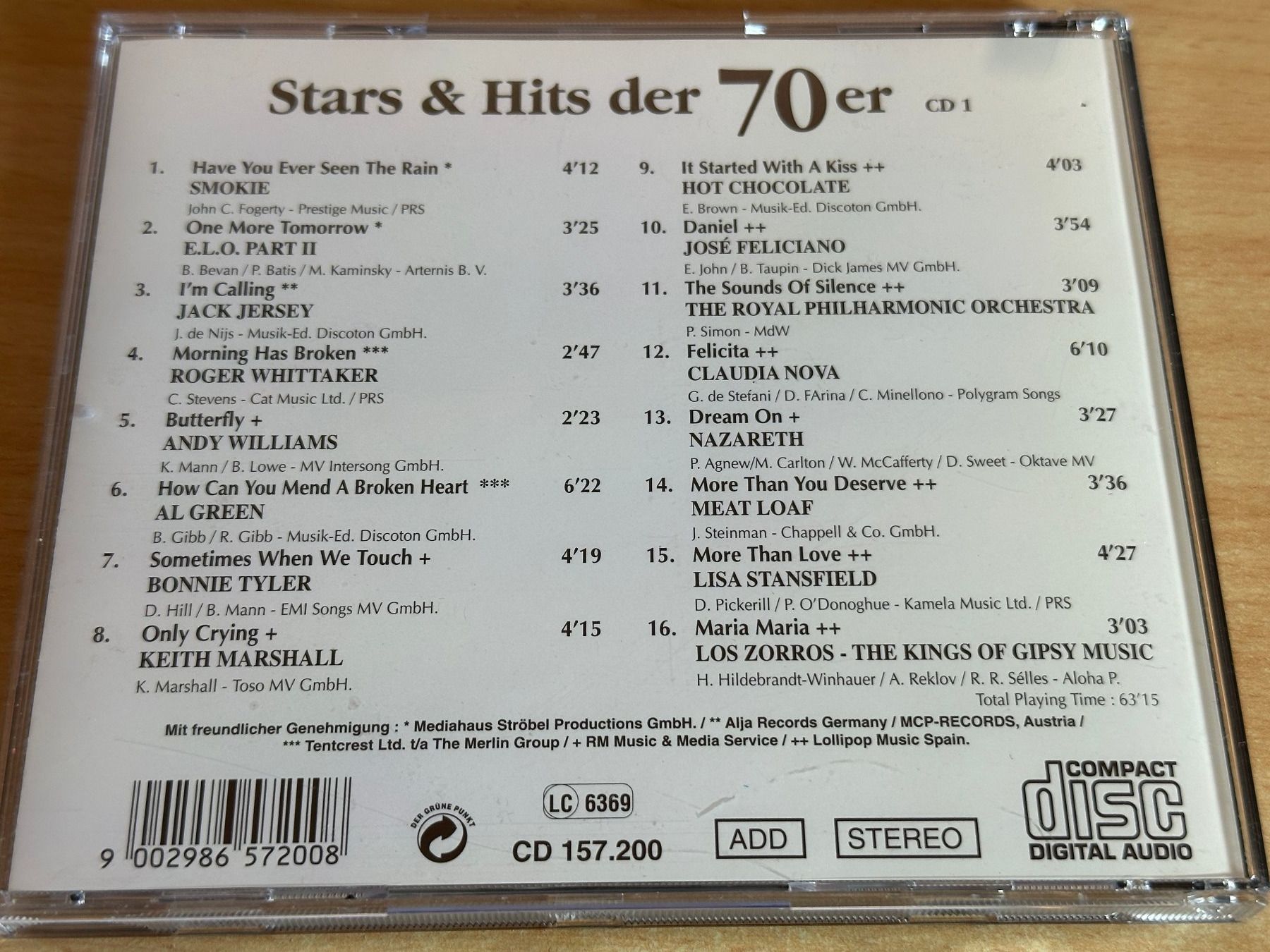 CD: Stars & Hits Der 70er - 5 CD – Usato da Rikon im Tösstal venduto da Alpenmutz 3