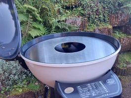 Edelstahl Hitzeplatte massiv und Edelstahl Tepanyaki 