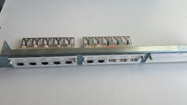 R&M 19" 1HE Rangierfeld mit Stecker