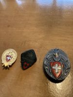 Lot de 3 insignes anciens Club Alpin Suisse