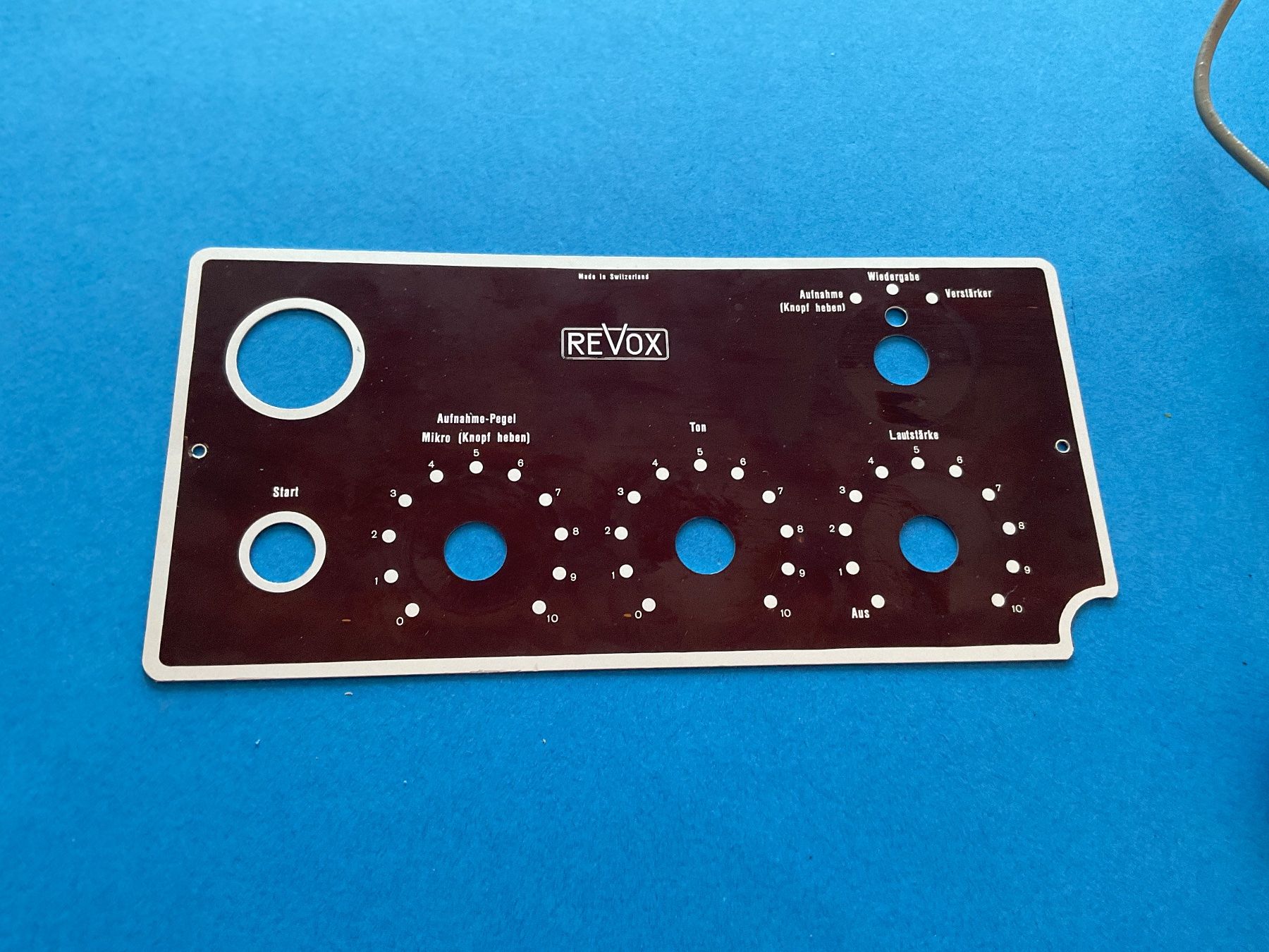 Revox Bandmaschinen: ReVox T 26 Ersatzteile – Gebraucht aus Langenthal von Kotade 2