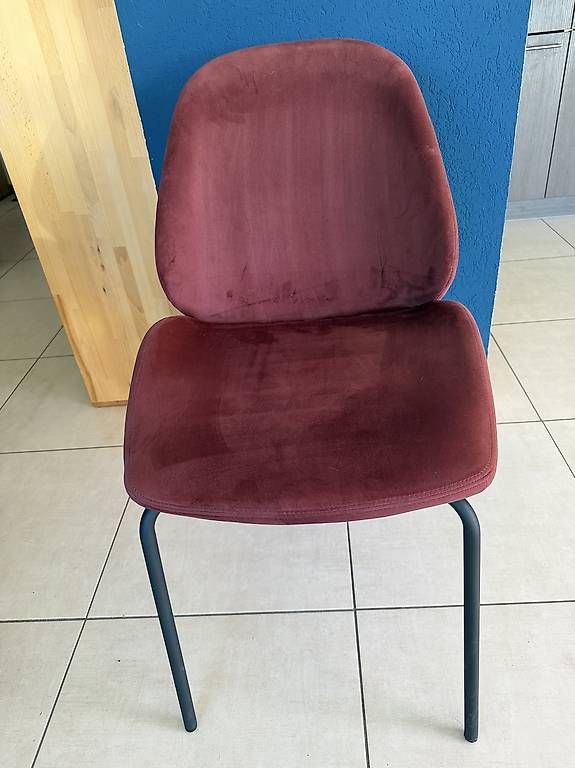 Livique Stühle: Chaises velours bordeaux 6 pcs – Gebraucht aus Botyre (Ayent) von Claude-EvelyneS 1