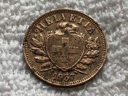 2 centimes/rappen 1937