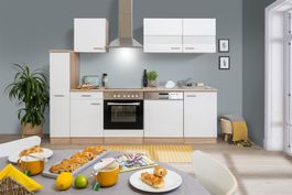 670 Küchenzeile Singleküche 250cm E/S/W - Küche Einbauküche