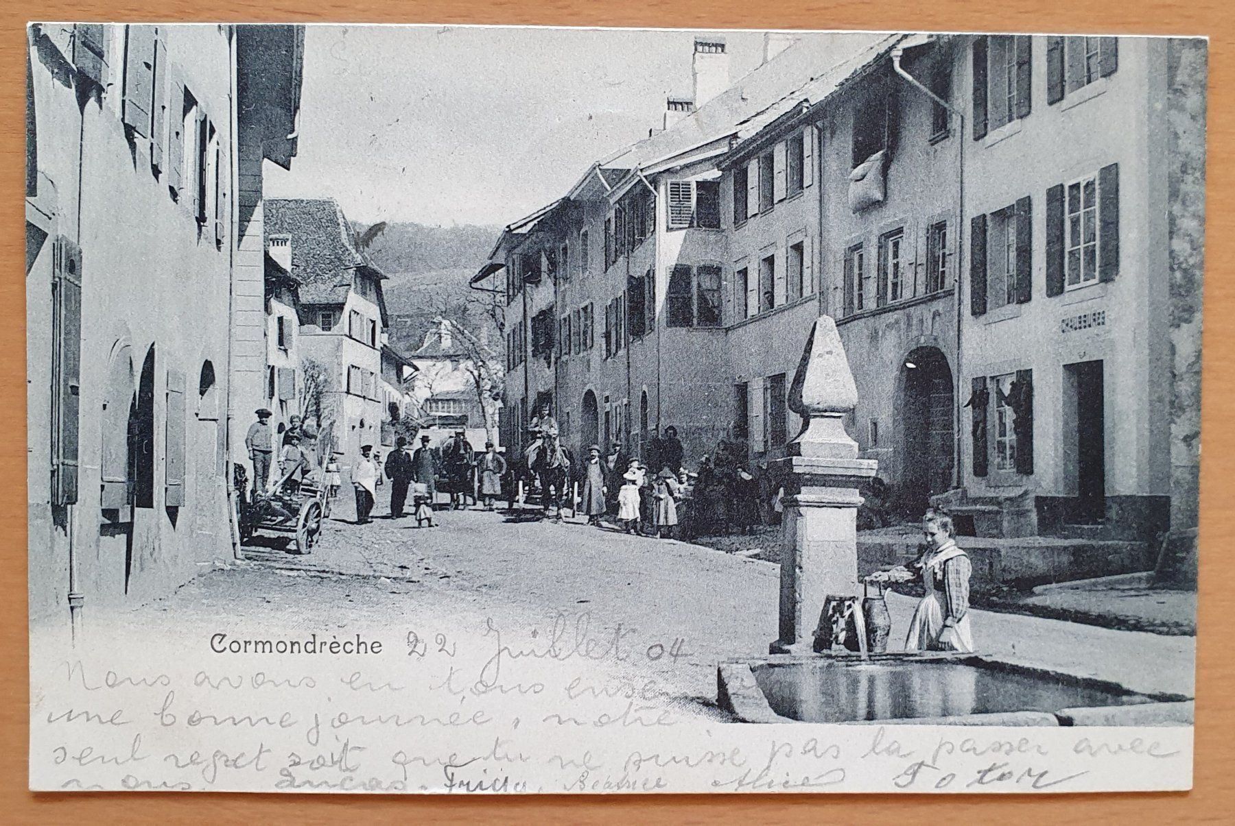 Cartoline postali: Cormondrèche 1904 – Usato da Kreuzlingen venduto da Rschweiz1