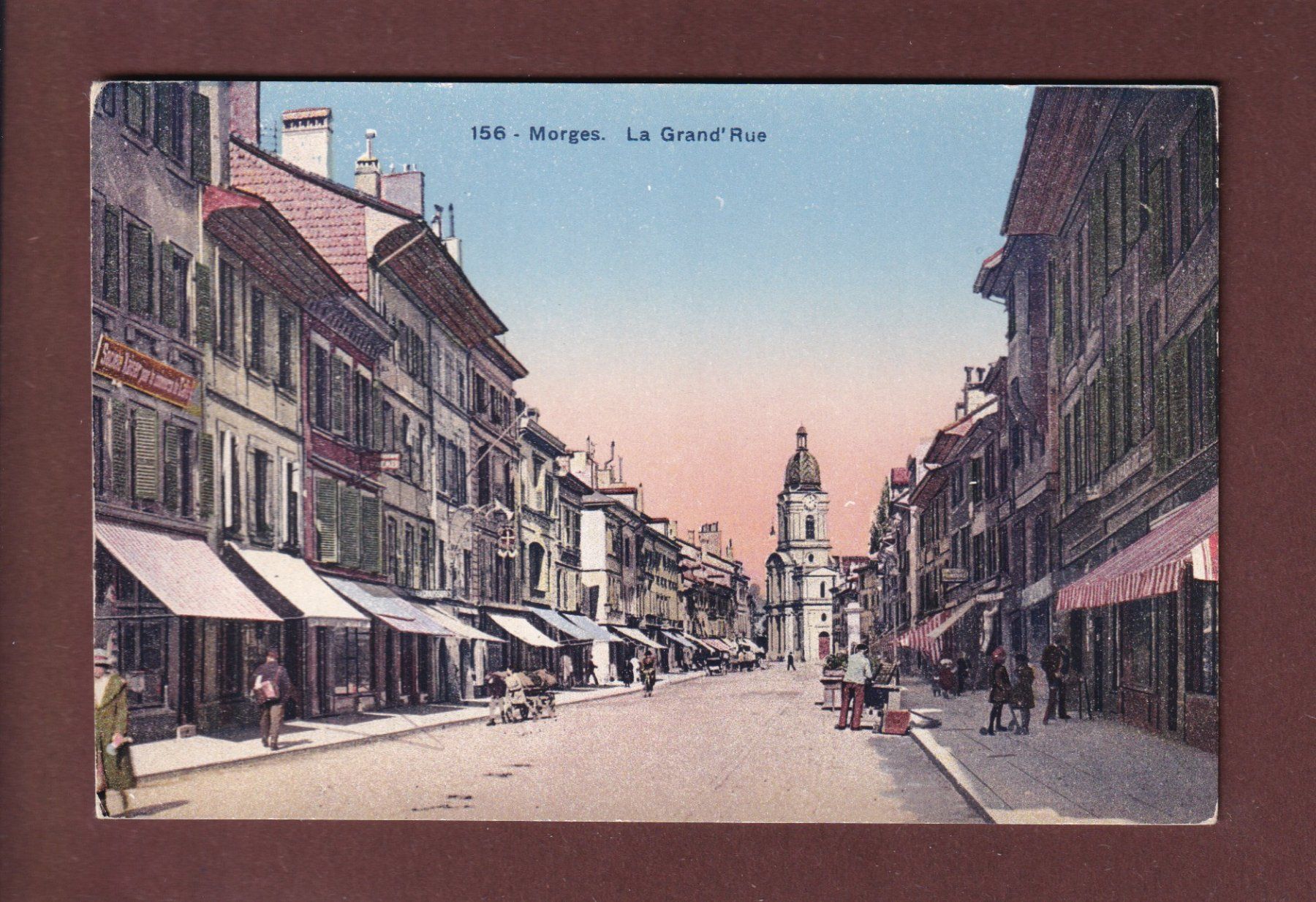 Cartoline postali: MORGES - Grand'Rue – Usato da Pully venduto da nicecards