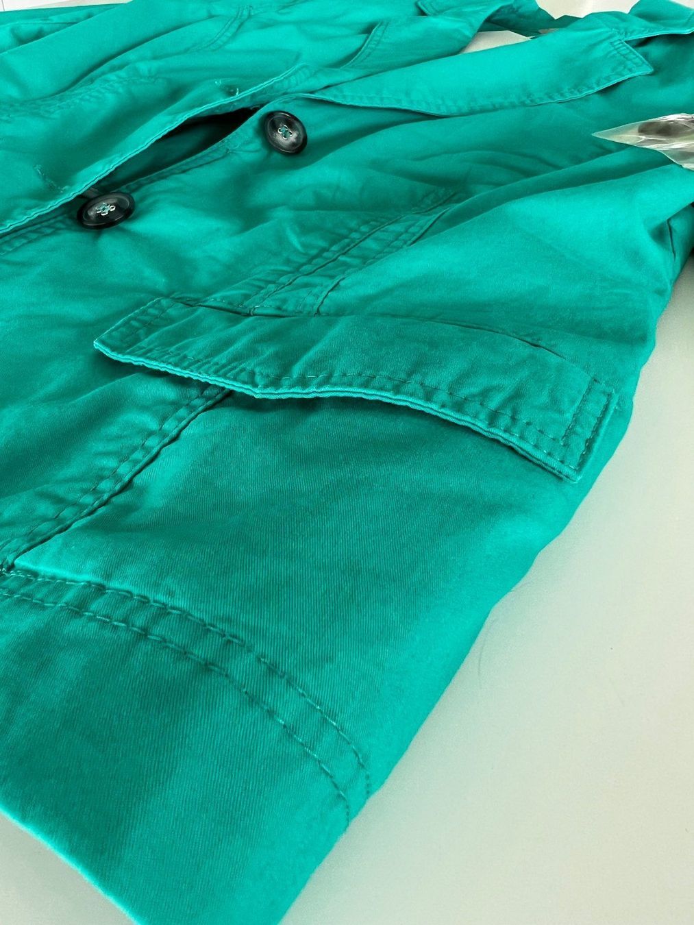 Giacche: Grüne Blazer aus Baumwolle – Nuovo e nell'imballaggio originale da Horgen venduto da Esterina 2